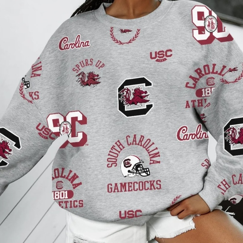 Gray South Carolina Gamecocks Sweatshirt